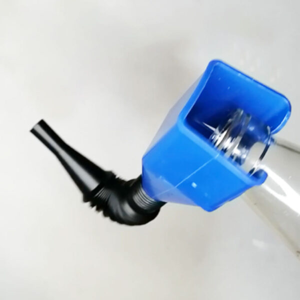 Flexible Plastic Car & Motorcycle Engine Oil & Gasoline Spout Funnel with Extension Hose Convenient for Refueling