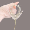 Head Ornament Tassel Shark Clip Hair Claw Catch Clips Back Head Angel Wings Pearl Rhinestone Ponytail Hairpin