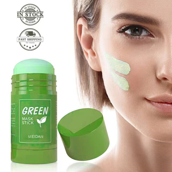 High Quality Green Tea Deep Cleanse Maskl Cleansing Facial Mask Stick Oil Control Acne Relief 40g Home Use