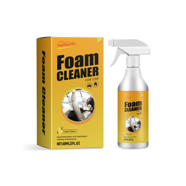 HOMONTH Hot Selling Car Dashboard Seat Leather Decontamination Cleaning Car Foam Leather Refurbishing Agent