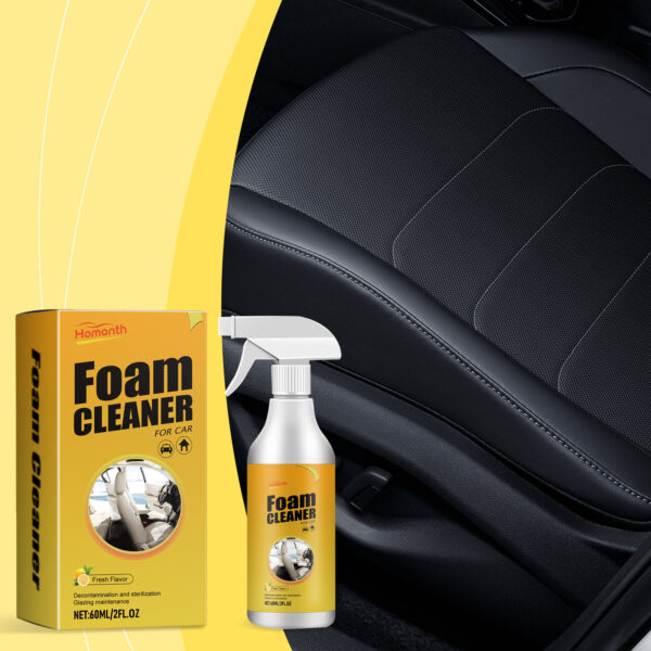 HOMONTH Hot Selling Car Dashboard Seat Leather Decontamination Cleaning Car Foam Leather Refurbishing Agent