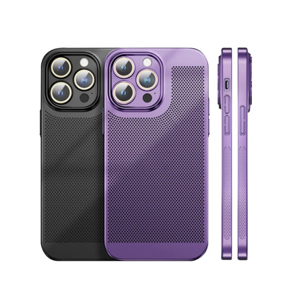 Hot Sale in Europe and America New Trend Cooling Case for Mobile Phone Heat Dissipation Phone Case for iPhone 16 15 Pro Max