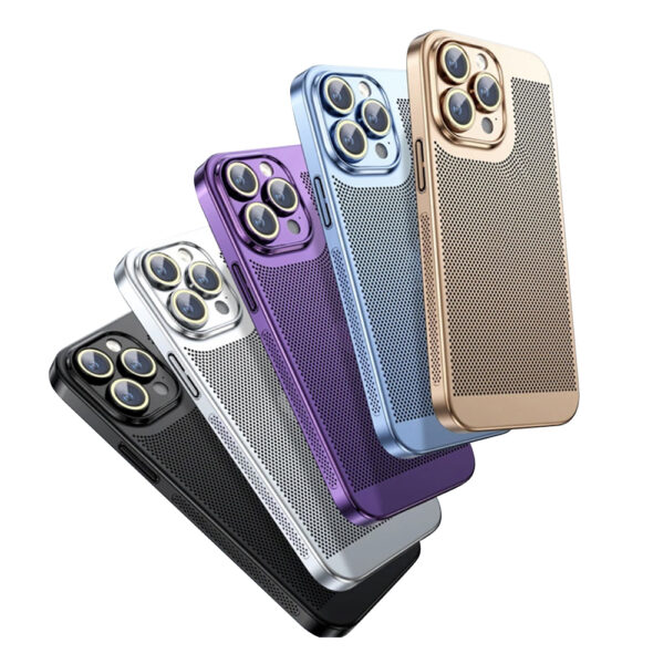 Hot Sale in Europe and America New Trend Cooling Case for Mobile Phone Heat Dissipation Phone Case for iPhone 16 15 Pro Max