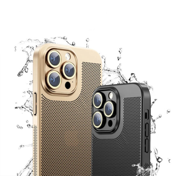 Hot Sale in Europe and America New Trend Cooling Case for Mobile Phone Heat Dissipation Phone Case for iPhone 16 15 Pro Max