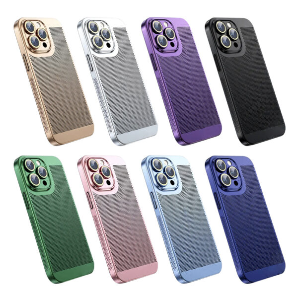Hot Sale in Europe and America New Trend Cooling Case for Mobile Phone Heat Dissipation Phone Case for iPhone 16 15 Pro Max