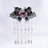 HXN-029 New Antique Super Immortal Crystal Tassel Bow Knot Spring Clip Fashion Hairpin Headwear Accessories