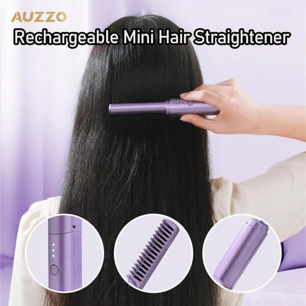 Lazy Hair Straightener Wireless Hair Straightener Small Usb Charging Portable Travel Curling Dual-purpose Hair Straightener