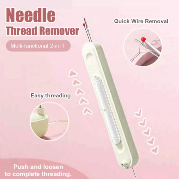 Mini Multi-Functional Needle Threading Tool Elderly Handicraft Sewing Home Embroidery Thread Picker Remover Knitting