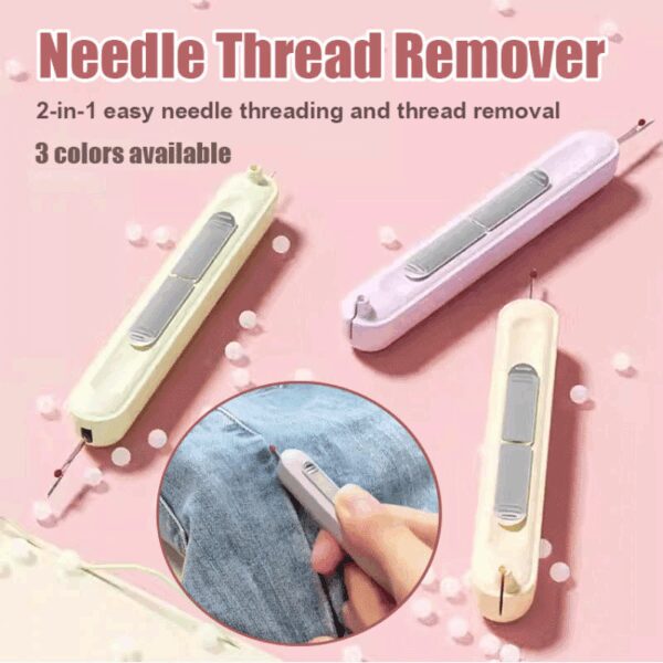 Mini Multi-Functional Needle Threading Tool Elderly Handicraft Sewing Home Embroidery Thread Picker Remover Knitting