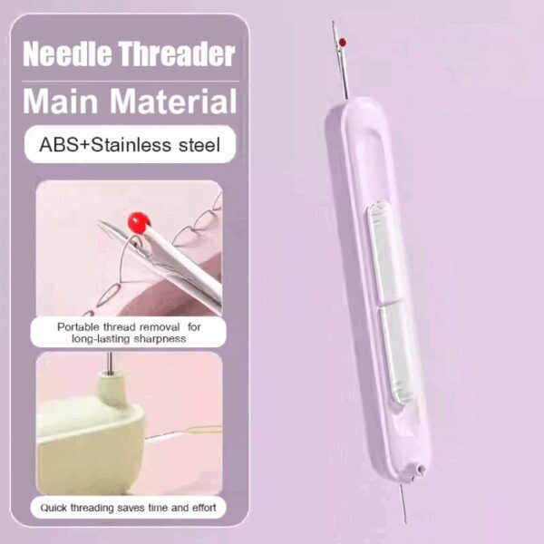 Mini Multi-Functional Needle Threading Tool Elderly Handicraft Sewing Home Embroidery Thread Picker Remover Knitting