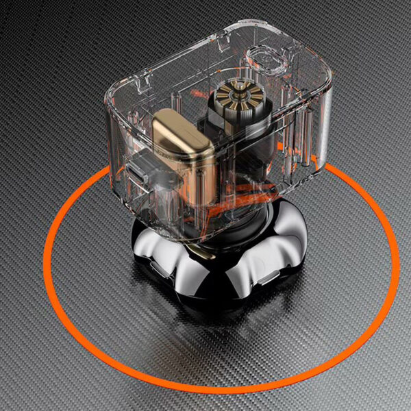 Mini-portable-electric-shaver Head Beard Golden Small Portable Electric razor Barber Cordless Bald Head Electric Shaver for Men