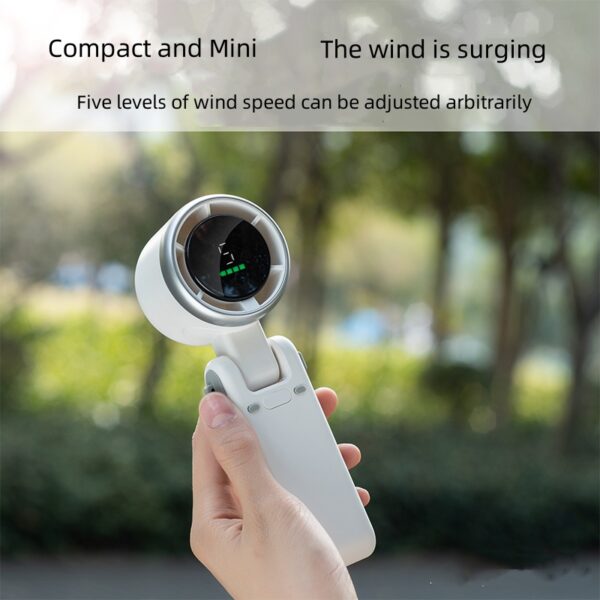 Mini Rechargeable Cooling Fans Foldable Hand Held Battery Portable Small Electric Fans