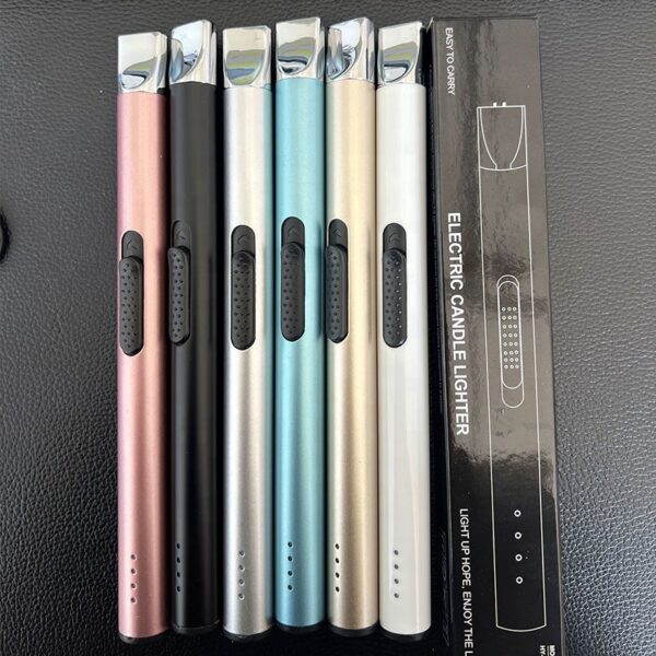 Original Factory Metal Stick Custom Logo Electronic Plasma Electric Kitchen Candle Lighter Stove USB Rechargeable