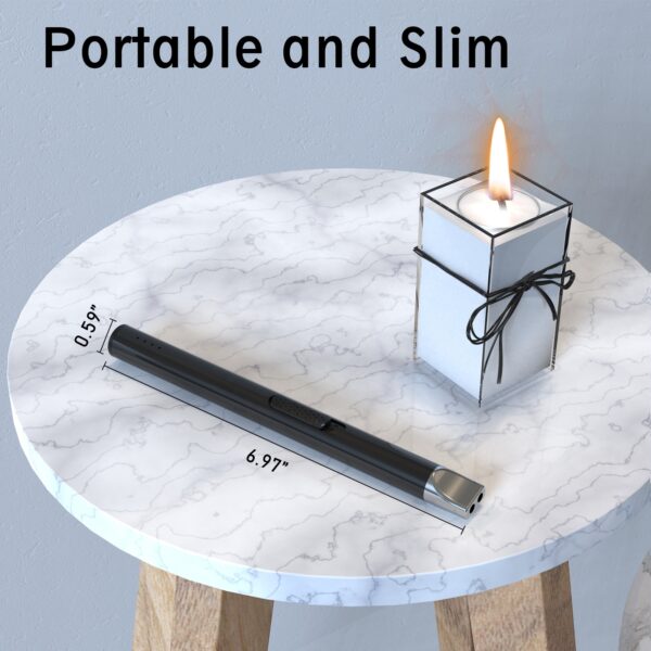 Original Factory Metal Stick Custom Logo Electronic Plasma Electric Kitchen Candle Lighter Stove USB Rechargeable
