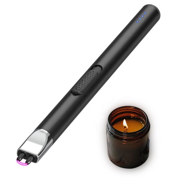 Original Factory Metal Stick Custom Logo Electronic Plasma Electric Kitchen Candle Lighter Stove USB Rechargeable