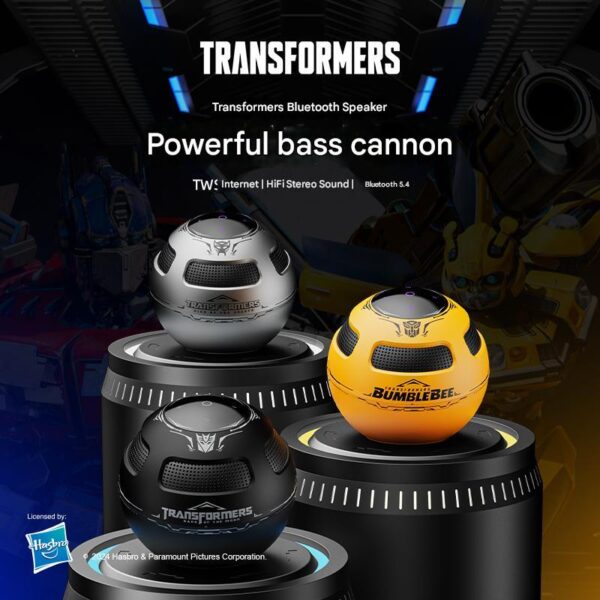 Original Transformers Outdoor Portable Speakers Mini Karaoke Gaming Party Hifi Bass Smart Wireless bluetooth Speaker Box Audio