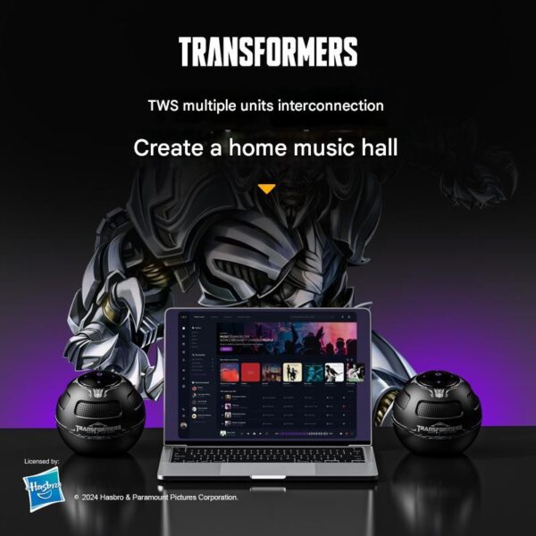 Original Transformers Outdoor Portable Speakers Mini Karaoke Gaming Party Hifi Bass Smart Wireless bluetooth Speaker Box Audio