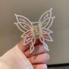 Pearl butterfly Tassel Grab Summer Metal Hair Clip for Women's Back of the Head Spoon Bundle Hair Clip Hair Accessories Headwear