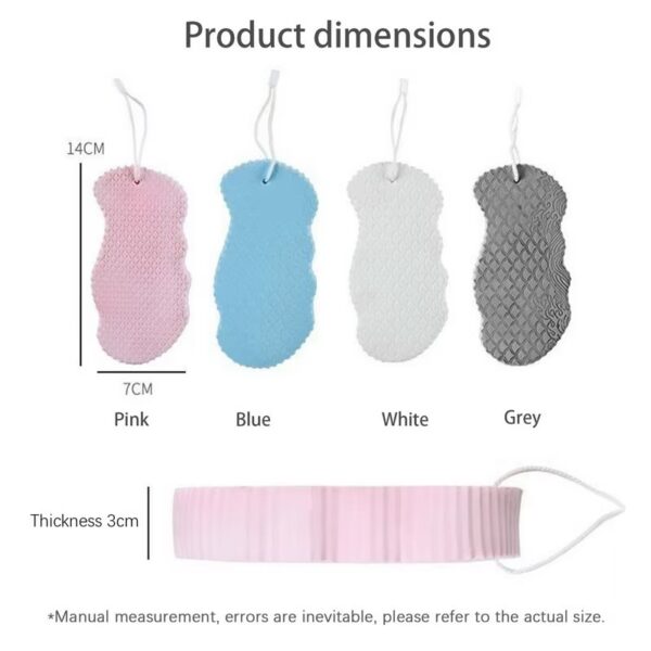 Quickly Painless Dead Skin Removal Bath Sponge 3D Kids Exfoliating Body Scrubber Soft Reusable PVA Fish-Scale Pattern Brush