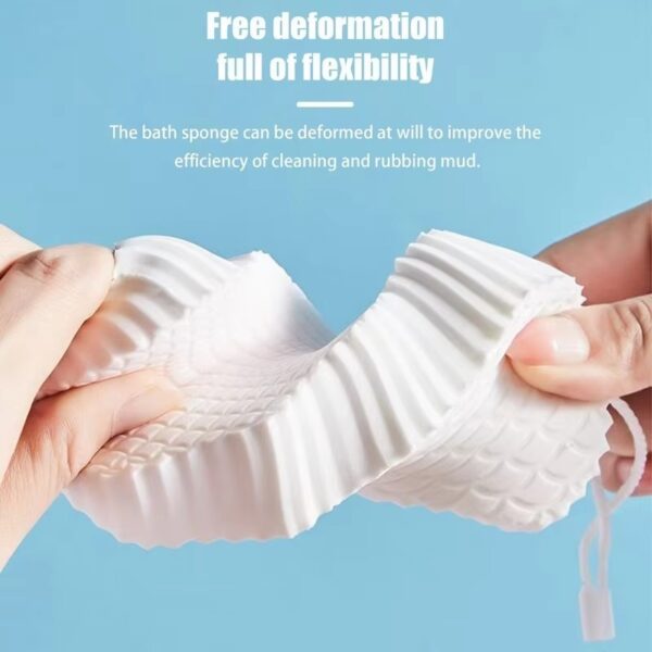 Quickly Painless Dead Skin Removal Bath Sponge 3D Kids Exfoliating Body Scrubber Soft Reusable PVA Fish-Scale Pattern Brush