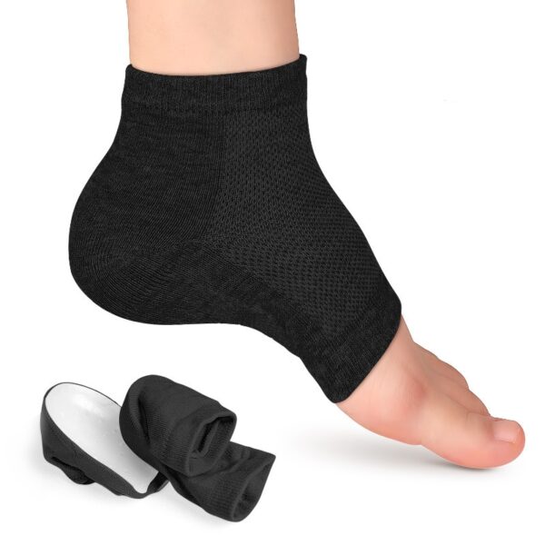 Stock Customized Breathable Men Women Height-enhanced SEBS Non-slip Half Pad Socks