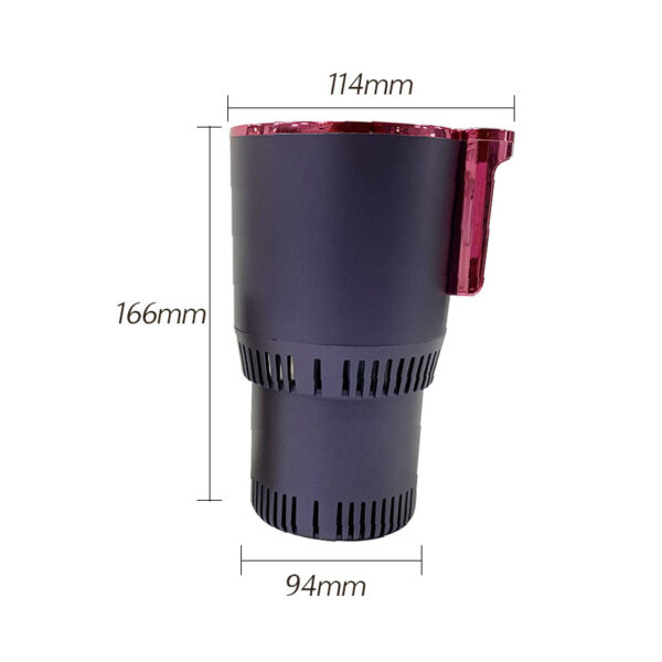 Travel Smart 1-2-in-1 12V পোর্টেবল মিনি ফ্রিজ এবং হিটিং কাপ হোল্ডার