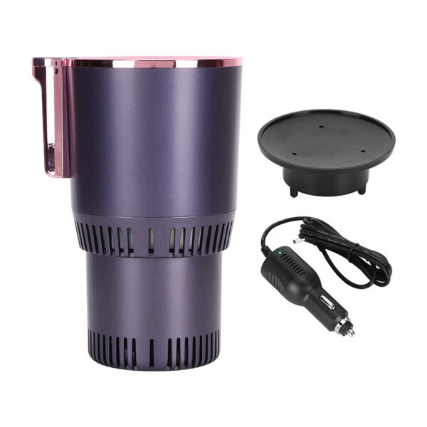 Travel Smart 1-2-in-1 12V পোর্টেবল মিনি ফ্রিজ এবং হিটিং কাপ হোল্ডার