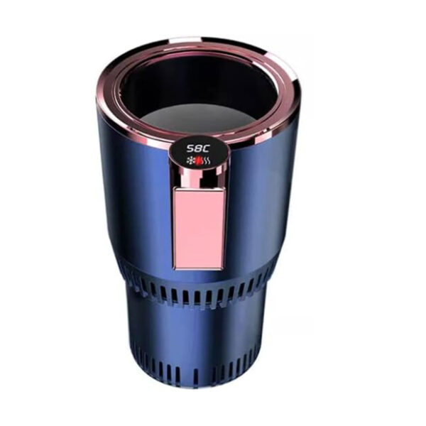 Travel Smart 1 2 in 1 12v Portable Mini Fridge Auto Car Mug Heating Cup Heating and Cooling Car Cup Holder