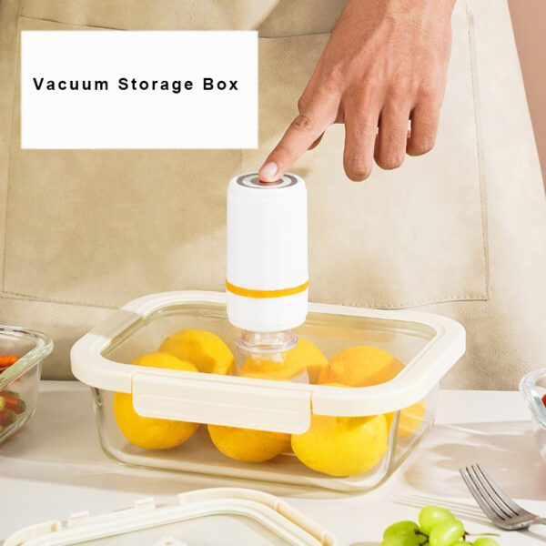 USB 5W Good Suction Logo Custom Handheld Electric Food Vacuum Sealer Machine Food Saver With 5 Vacuum Bags and Nozzle