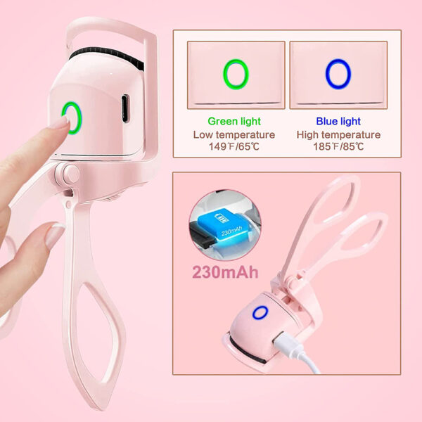 USB Rechargeable Heated Eyelash Curler