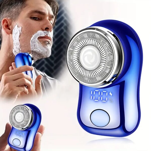 Usb Rechargeable Twin Blade Pocket Size Travel Smart Waterproof Mini Portable Electric Shaver for Men Electric Razor Afeitadora