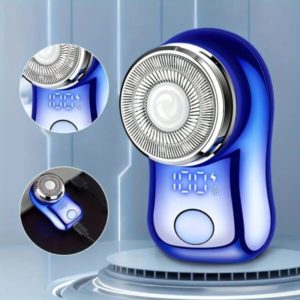 Usb Rechargeable Twin Blade Pocket Size Travel Smart Waterproof Mini Portable Electric Shaver for Men Electric Razor Afeitadora