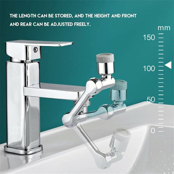 Vileadsal Splash Filter Swivel Sink Faucet Aerator 1080 Rmodernwartr Dual Function Bathroom Faucet Basin Extender Sliver Brass