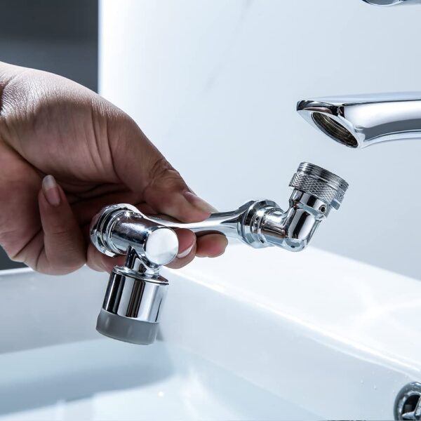 Vileadsal Splash Filter Swivel Sink Faucet Aerator 1080 Rmodernwartr Dual Function Bathroom Faucet Basin Extender Sliver Brass