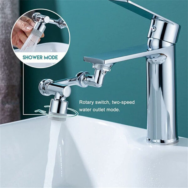 Vileadsal Splash Filter Swivel Sink Faucet Aerator 1080 Rmodernwartr Dual Function Bathroom Faucet Basin Extender Sliver Brass