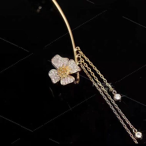 Wholesale 2025 Hot Selling Earrings Set Diamond Flower Butterfly Ear Cuff Earrings Super Fairy Tassel Ear Cuff Earrings for Women