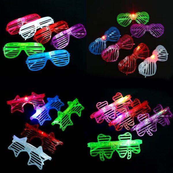 Wholesale Children's LED Party Flashing Glasses Night Concert Supplies for Christmas Easter Graduation Hot Selling Chinese