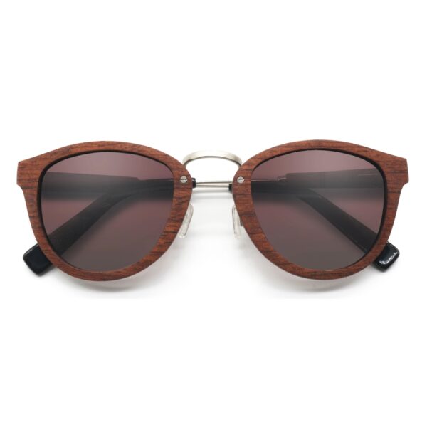 2023 Mixed Manufacturer Frames Sunglasses Round Metal Frame Wood Temple Sun Glasses