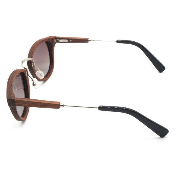 2023 Mixed Manufacturer Frames Sunglasses Round Metal Frame Wood Temple Sun Glasses