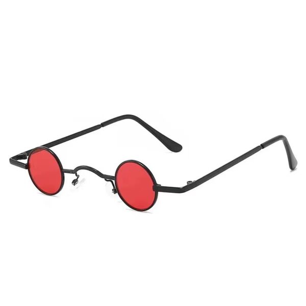2024 Classic Men Women Retro Brand Designer Custom Logo Branded Promotion Sunglasses Small Metal Round Sunglasses