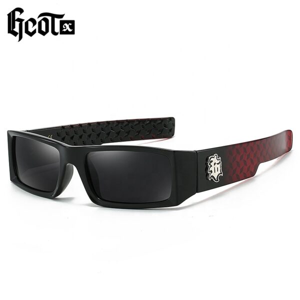 2024 Dubery GCOTX Trendy Casino Motorcycle Gangster Style Hip Hop Sun Glasses New Fashion West Coast Polarized Sun Glasses 2025