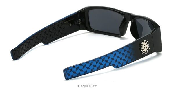 2024 Dubery GCOTX Trendy Casino Motorcycle Gangster Style Hip Hop Sun Glasses New Fashion West Coast Polarized Sun Glasses 2025