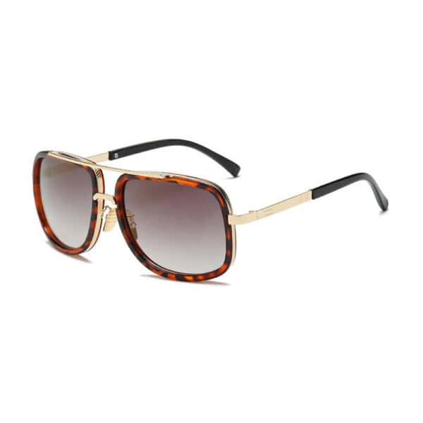 2024 New Arrival Wholesale Brand Designer Custom Logo Fashion Women Square Vintage Metal Frame Mens Sun Glasses Sunglasses