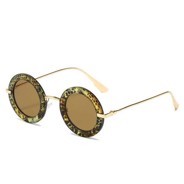 2024 New Fashion Metal Frames Round Sun Glasses for Ladies Uv400 Custom Own logo Luxury Sunglasses Men Women Wholesale