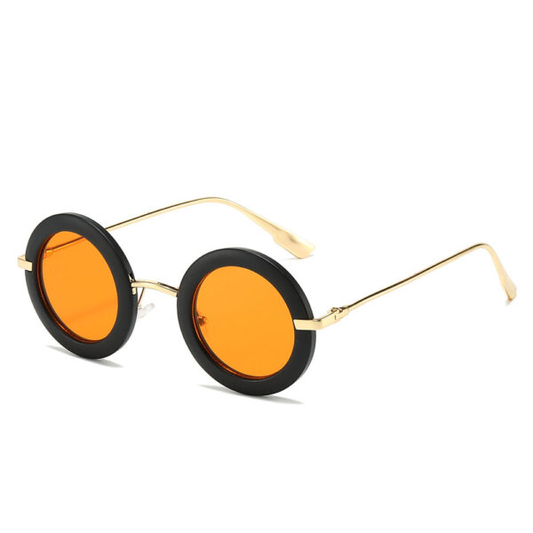 2024 New Fashion Metal Frames Round Sun Glasses for Ladies Uv400 Custom Own logo Luxury Sunglasses Men Women Wholesale