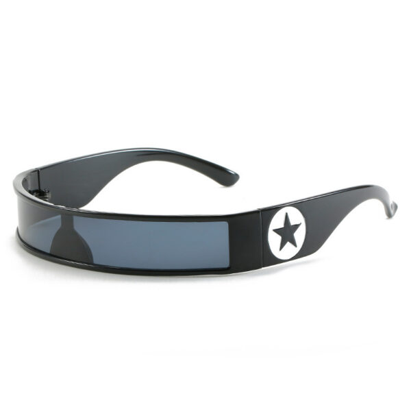 2024 New Future Technology Sense Sunglasses Photo bar Decoration Reflective Glasses Street Shot Black Sunglasses Female