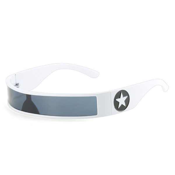 2024 New Future Technology Sense Sunglasses Photo bar Decoration Reflective Glasses Street Shot Black Sunglasses Female