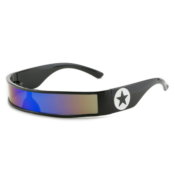 2024 New Future Technology Sense Sunglasses Photo bar Decoration Reflective Glasses Street Shot Black Sunglasses Female