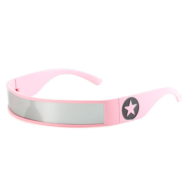 2024 New Future Technology Sense Sunglasses Photo bar Decoration Reflective Glasses Street Shot Black Sunglasses Female
