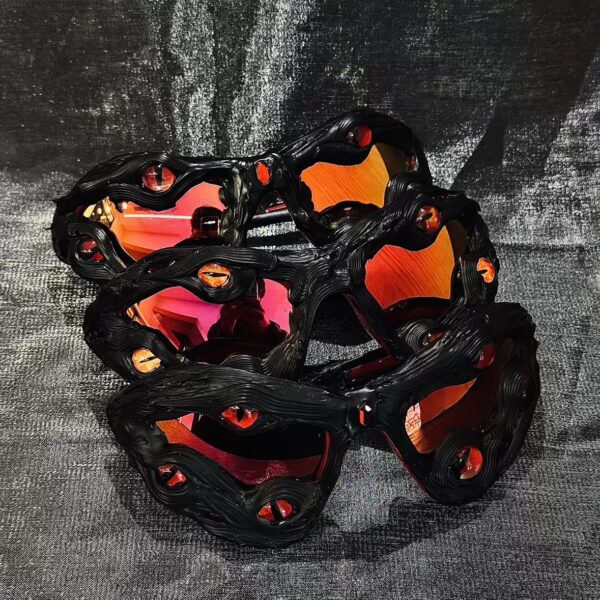 2025 Futuristic Sport Sunglasses Men's and Women's Steampunk Fashion Big Frame Handmade Rubber UV400 Party Sunglasses